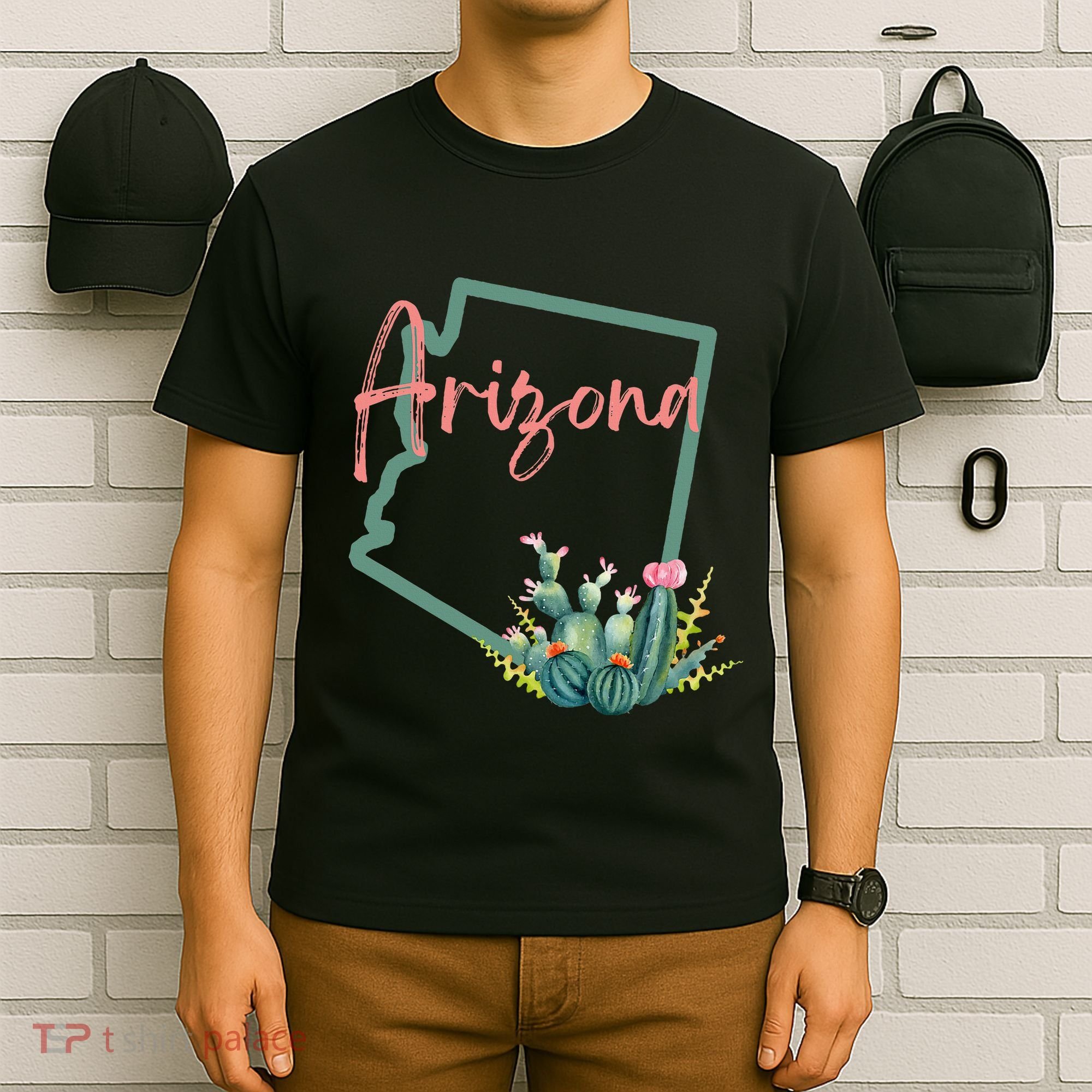 Arizona State Cactus Flowers T-Shirt