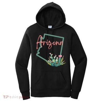 Arizona State Cactus Flowers Women's Hoodie