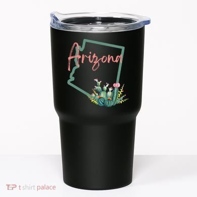 Arizona State Cactus Flowers Tumbler