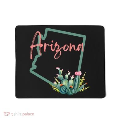 Arizona State Cactus Flowers Mousepad