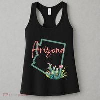 Arizona State Cactus Flowers Women's Tank Top thumb 3