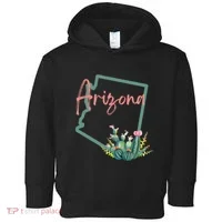 Arizona State Cactus Flowers Toddler Hoodie thumb 0