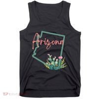 Arizona State Cactus Flowers Tank Top thumb 0