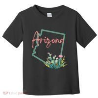 Arizona State Cactus Flowers Toddler T-Shirt thumb 0