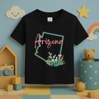 Arizona State Cactus Flowers Toddler T-Shirt thumb 3