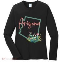 Arizona State Cactus Flowers Women's Long Sleeve Shirt thumb 0