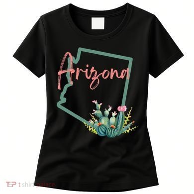 Arizona State Cactus Flowers Women's T-Shirt