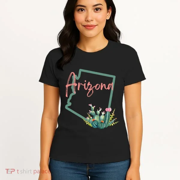 Arizona State Cactus Flowers Women's T-Shirt