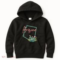 Arizona State Cactus Flowers Kids Hoodie thumb 0