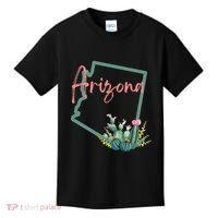 Arizona State Cactus Flowers Kids T-Shirt thumb 0