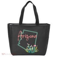 Arizona State Cactus Flowers Tote Bag thumb 0