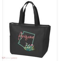 Arizona State Cactus Flowers Tote Bag thumb 3