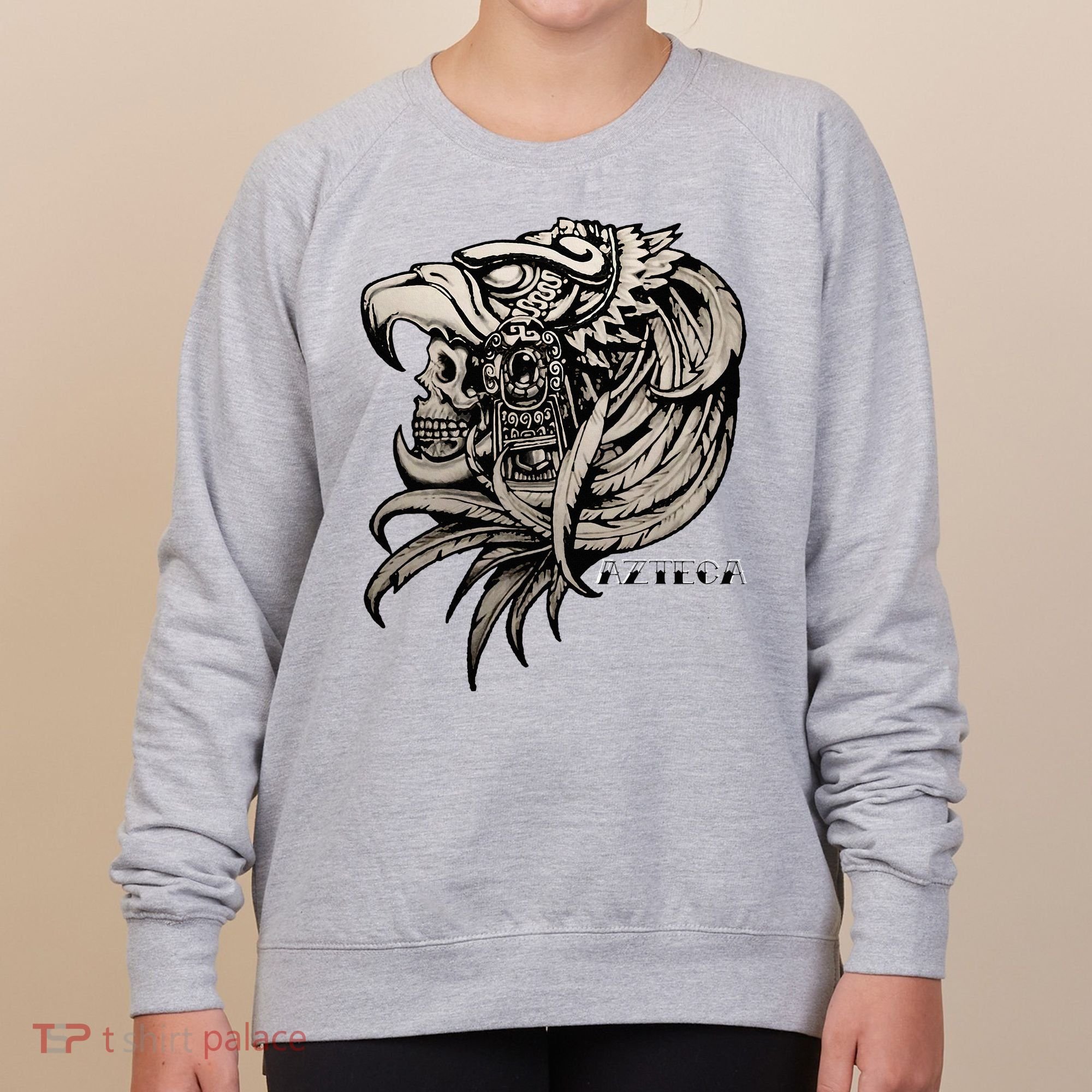 Aztec Skull Calabera Azteca Women's Sweatshirt