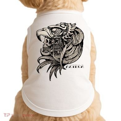 Aztec Skull Calabera Azteca Doggie Tank