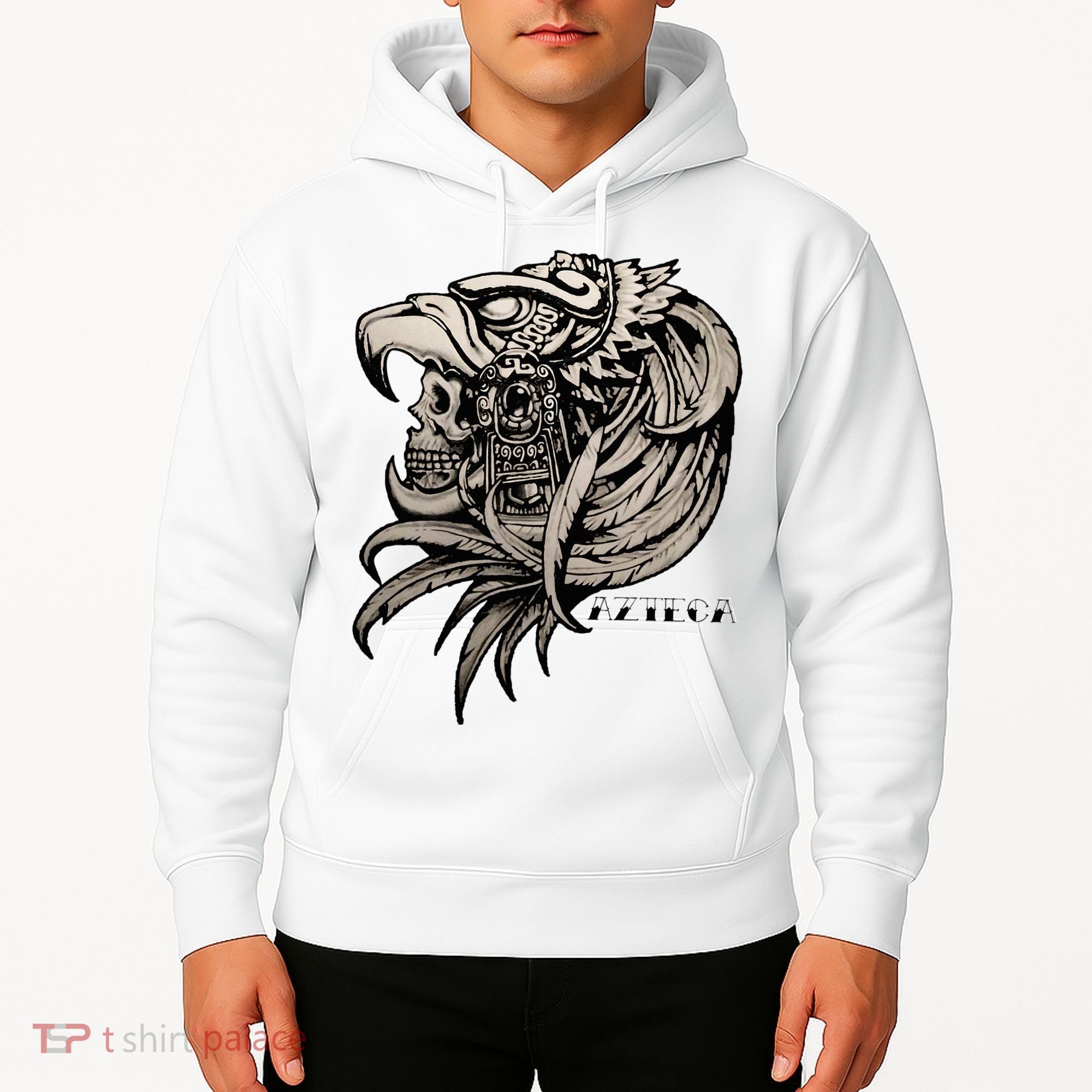 Aztec Skull Calabera Azteca Hoodie