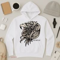Aztec Skull Calabera Azteca Hoodie thumb 3