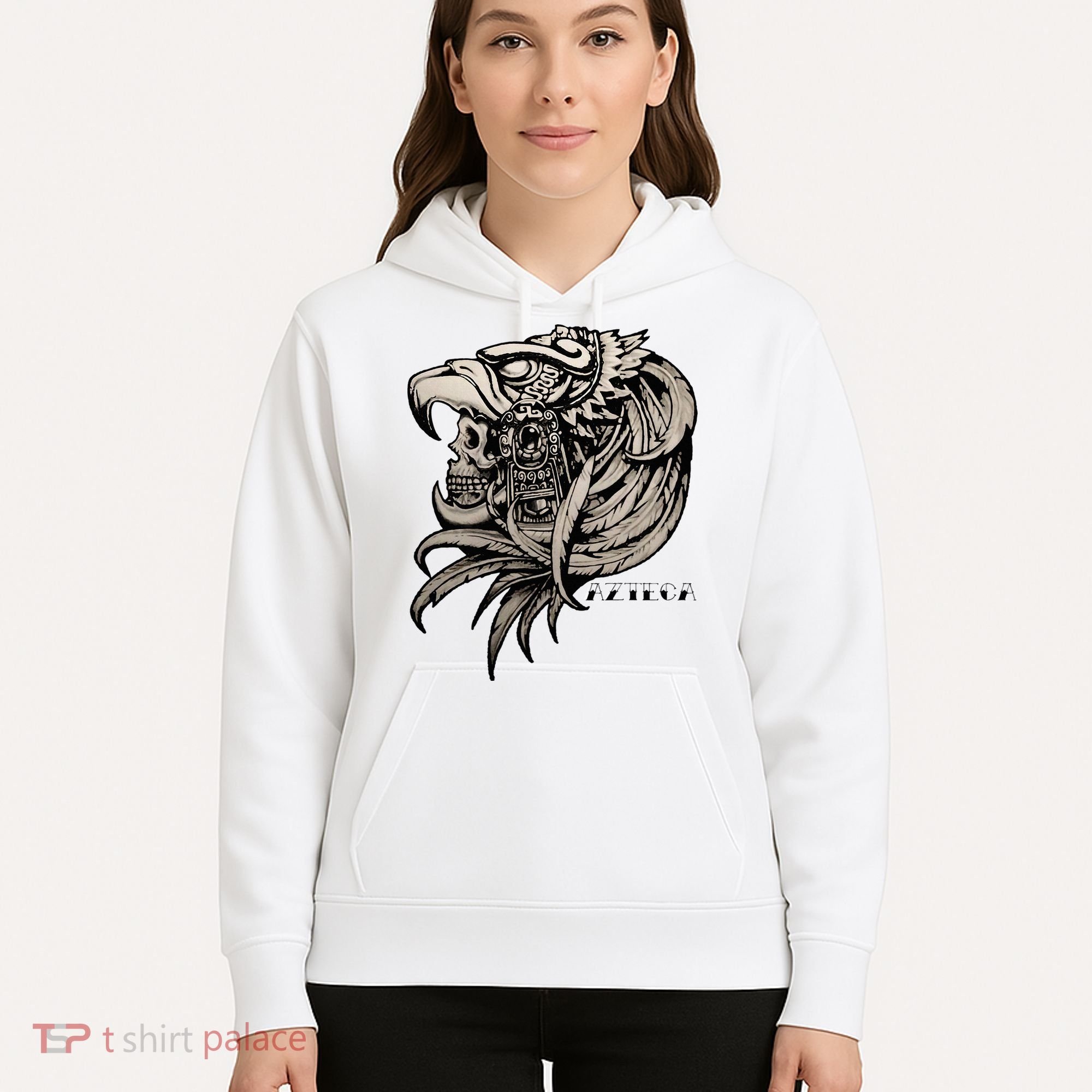 Aztec Skull Calabera Azteca Hoodie