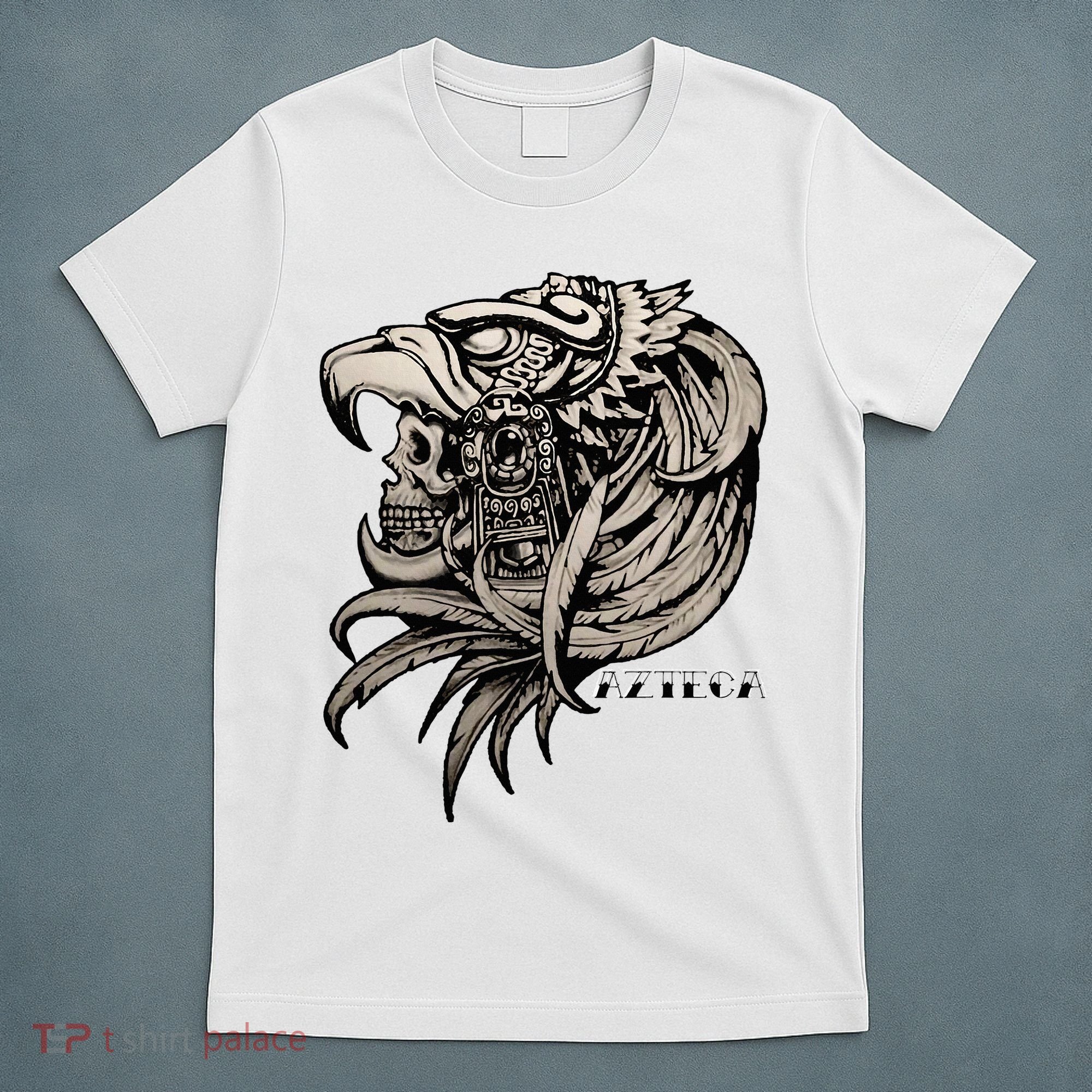Aztec Skull Calabera Azteca T-Shirt