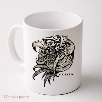 Aztec Skull Calabera Azteca Coffee Mug