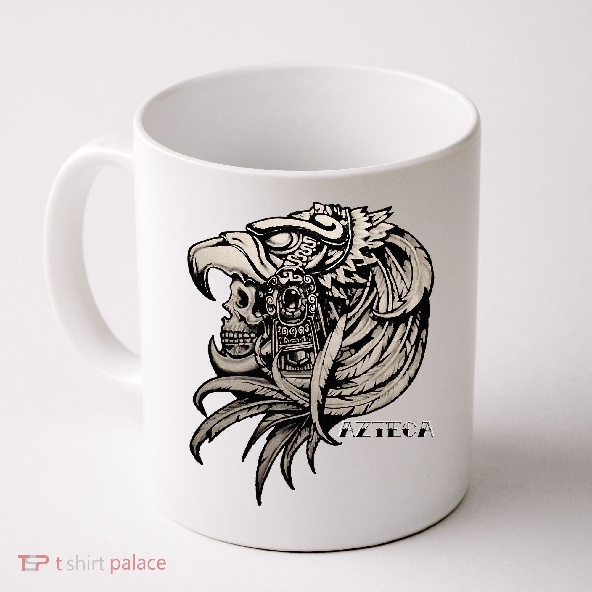 Aztec Skull Calabera Azteca Coffee Mug