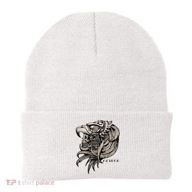 Aztec Skull Calabera Azteca Beanie