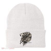 Aztec Skull Calabera Azteca Beanie thumb 0