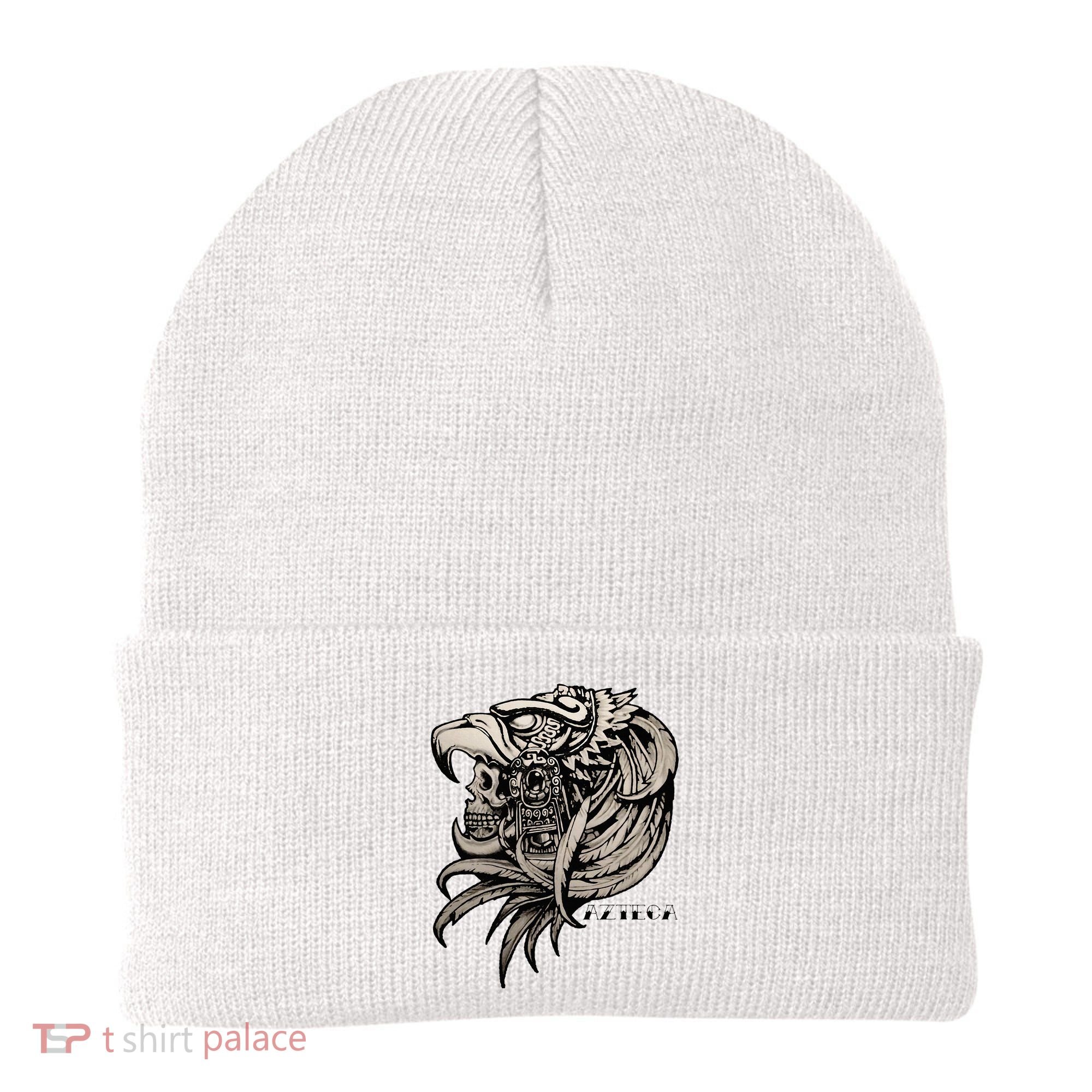Aztec Skull Calabera Azteca Beanie