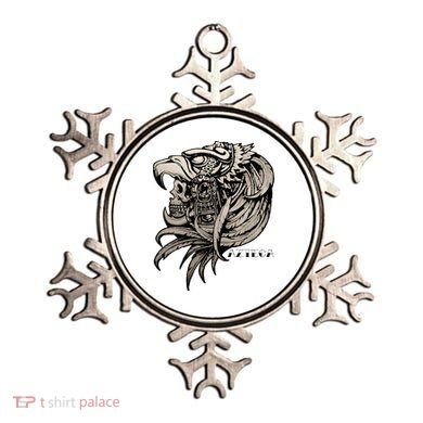 Aztec Skull Calabera Azteca Ornament