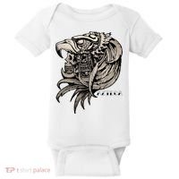 Aztec Skull Calabera Azteca Baby Bodysuit thumb 0