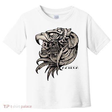 Aztec Skull Calabera Azteca Toddler T-Shirt