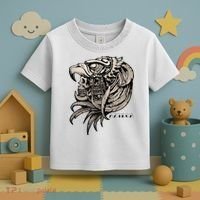 Aztec Skull Calabera Azteca Toddler T-Shirt thumb 3