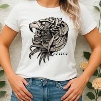 Aztec Skull Calabera Azteca Women's T-Shirt thumb 2