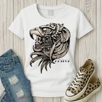 Aztec Skull Calabera Azteca Women's T-Shirt thumb 3