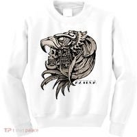 Aztec Skull Calabera Azteca Kids Sweatshirt thumb 0