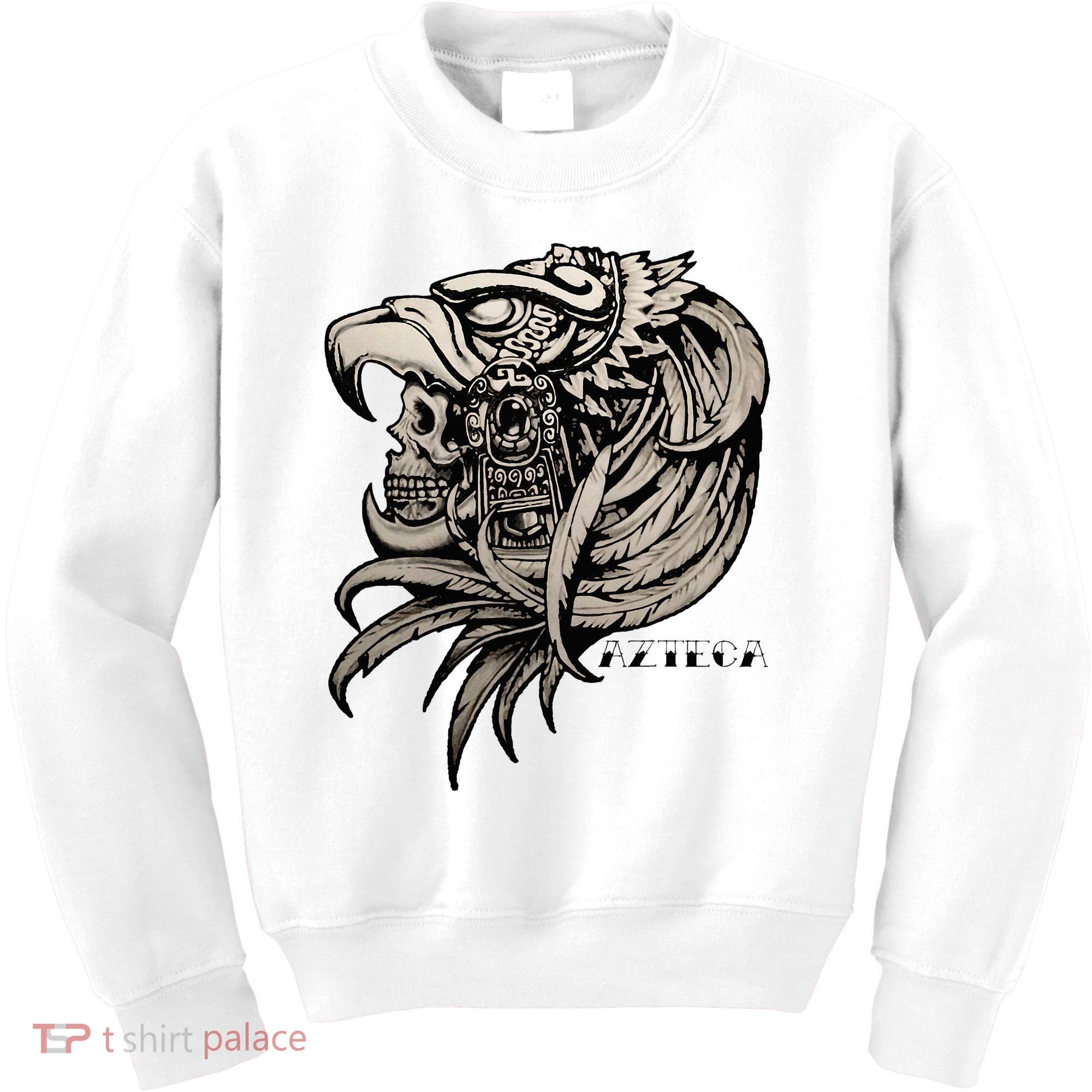 Aztec Skull Calabera Azteca Kids Sweatshirt