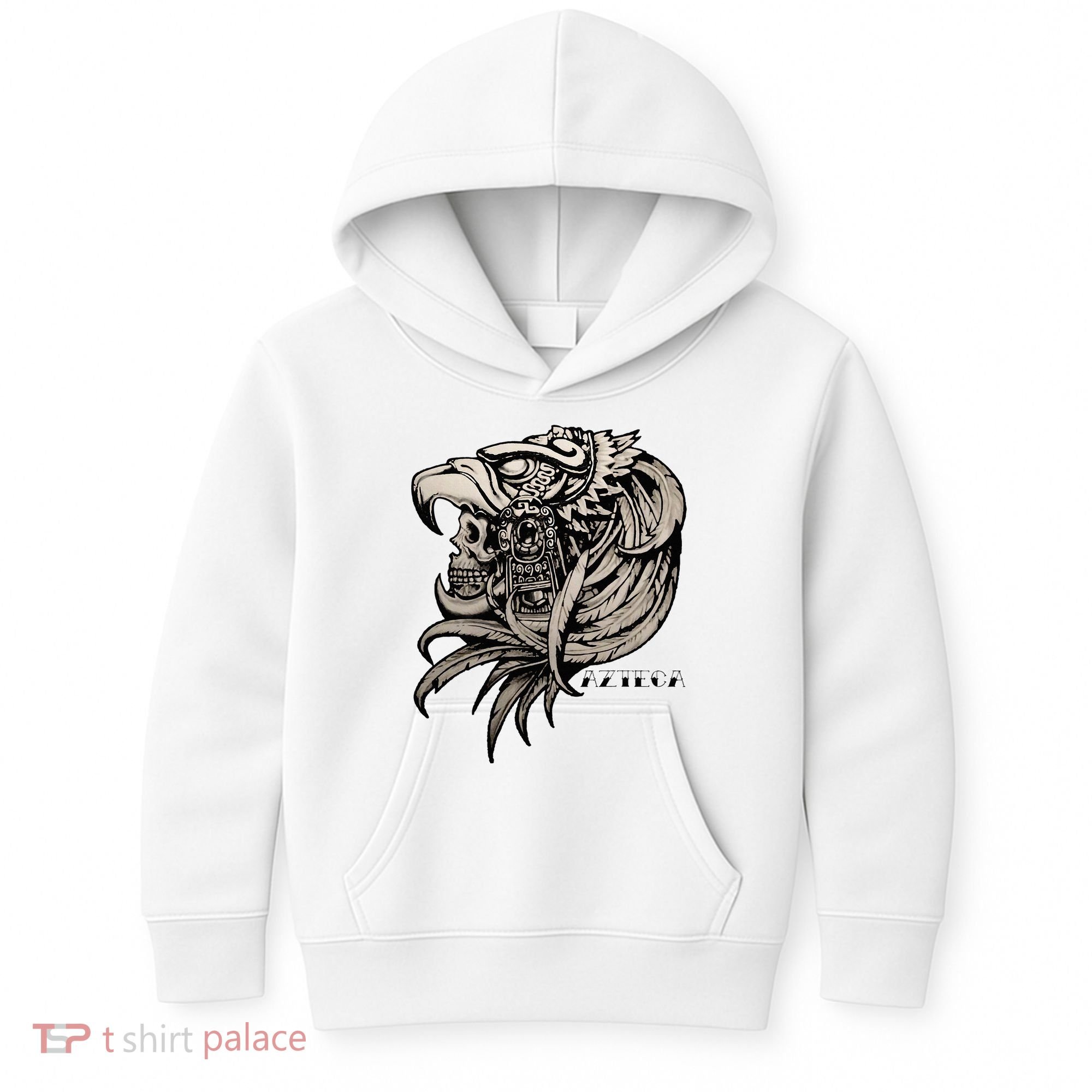 Aztec Skull Calabera Azteca Kids Hoodie