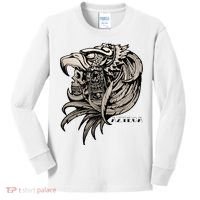 Aztec Skull Calabera Azteca Kids Long Sleeve Shirt thumb 0