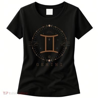 Astrological Stars Celestial Zodiac Sign Aesthetic Gemini Women's T-Shirt