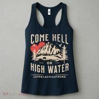 Appalachia Strong Come Hell Or High Water Mountain Women's Tank Top thumb 3