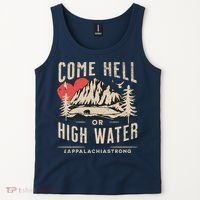 Appalachia Strong Come Hell Or High Water Mountain Tank Top thumb 2