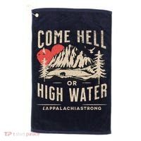 Appalachia Strong Come Hell Or High Water Mountain Golf Towel thumb 0