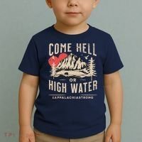Appalachia Strong Come Hell Or High Water Mountain Toddler T-Shirt thumb 2