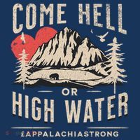 Appalachia Strong Come Hell Or High Water Mountain Kids Hoodie thumb 5