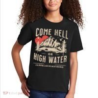 Appalachia Strong Come Hell Or High Water Mountain Kids T-Shirt thumb 2