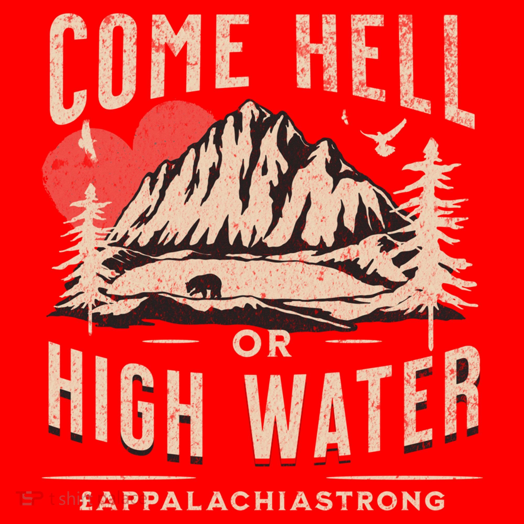 Appalachia Strong Come Hell Or High Water Mountain Santa Hat