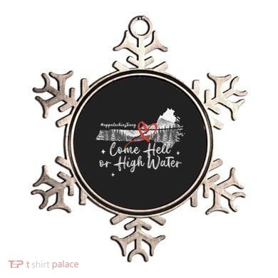 Appalachia Strong Come Hell Or High Water Mountain Ornament