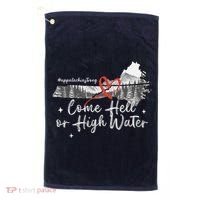 Appalachia Strong Come Hell Or High Water Mountain Golf Towel thumb 0