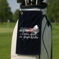 Appalachia Strong Come Hell Or High Water Mountain Golf Towel thumb 2
