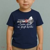 Appalachia Strong Come Hell Or High Water Mountain Toddler T-Shirt thumb 2