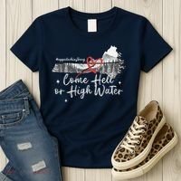 Appalachia Strong Come Hell Or High Water Mountain Women's T-Shirt thumb 3